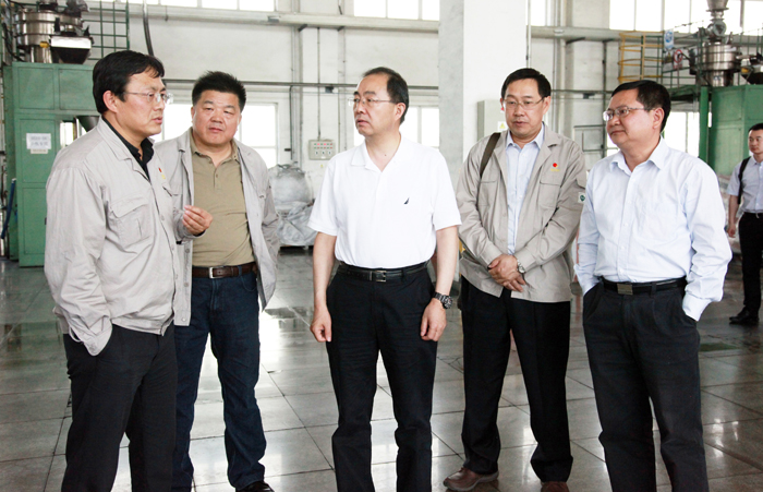 中国有色集团党委书记张克利到中色东方集团公司调研