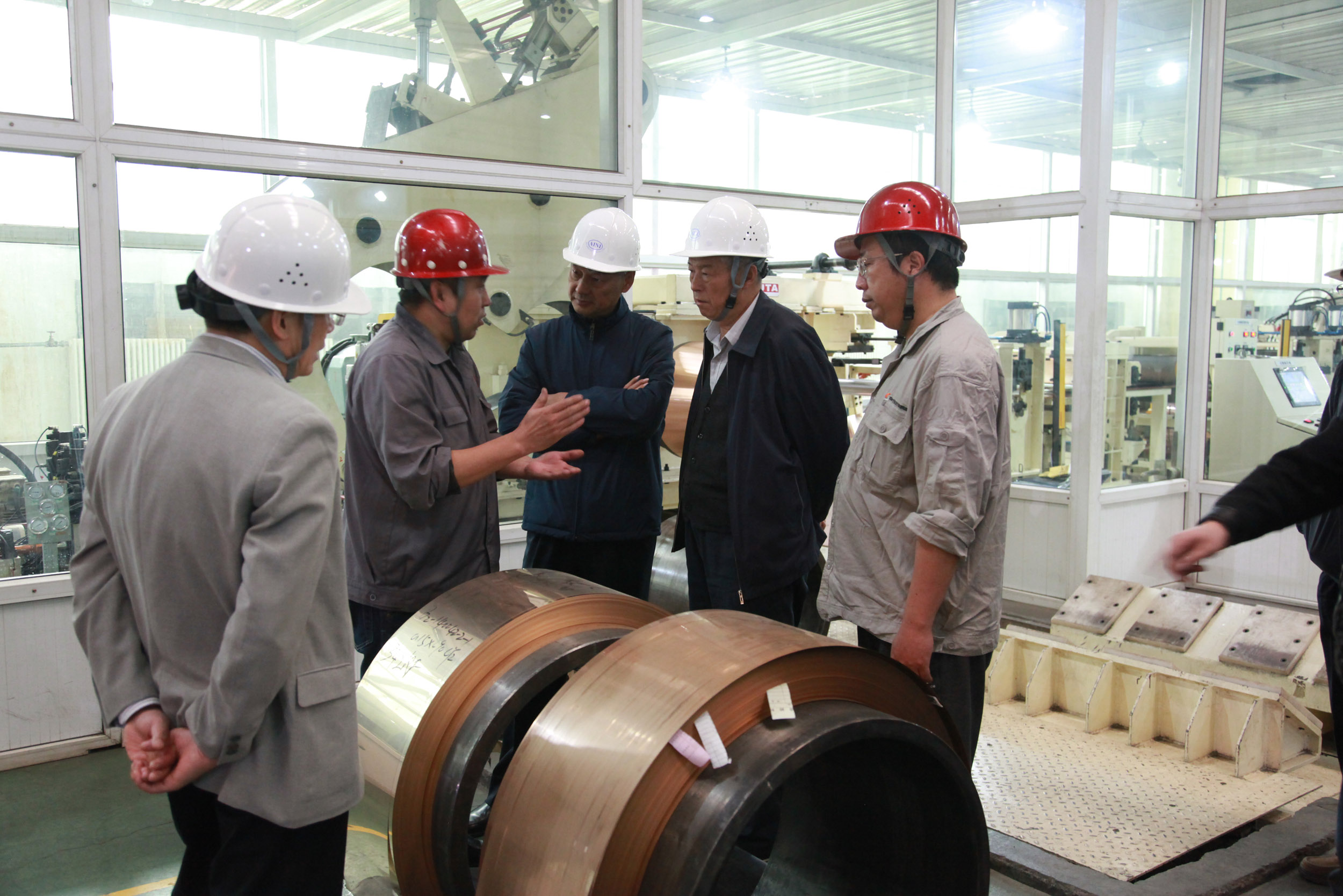 孙加林到中色东方集团公司调研