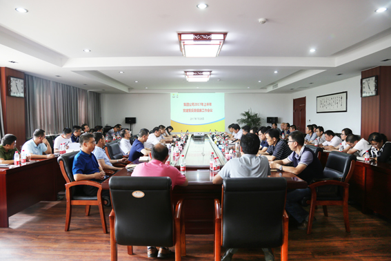集团公司召开2017年上半年党建暨党风建设工作会议