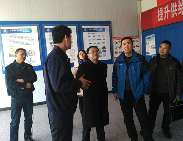 宁夏能源化工冶金通信工会来集团公司检查周小军劳模创新工作室