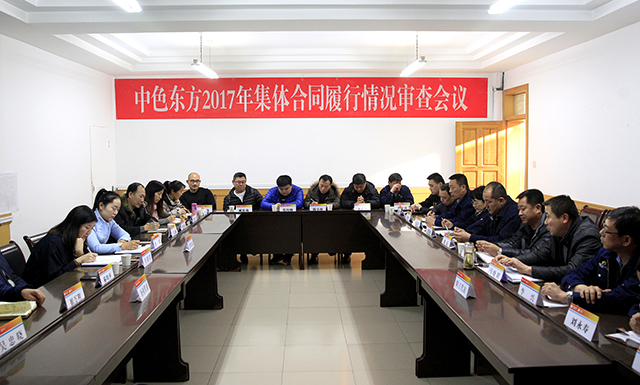 集团工会召开2017年集体合同履行情况审查会议