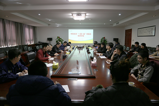 集团公司召开2017年度“一团一品”精品工程讲评会
