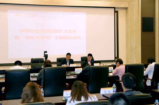 中国有色集团团委召开团委扩大会议暨“青年大学习”主题团日活动