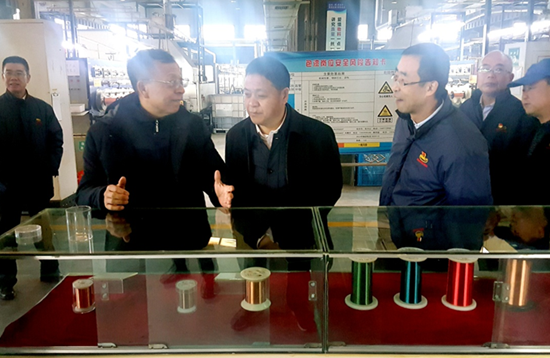 严弟勇副总经理到甘肃有色行业企业参观考察