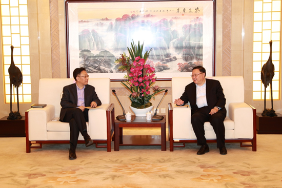 王彤宙董事长会见中国黄金集团董事长宋鑫