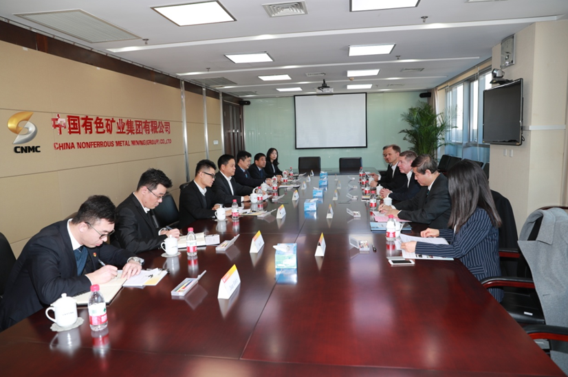 艾法史密斯公司CEO托马斯·舒尔茨一行到访中国有色集团