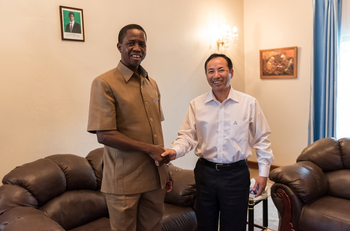 赞比亚总统伦古视察中国有色集团赞比亚出资企业