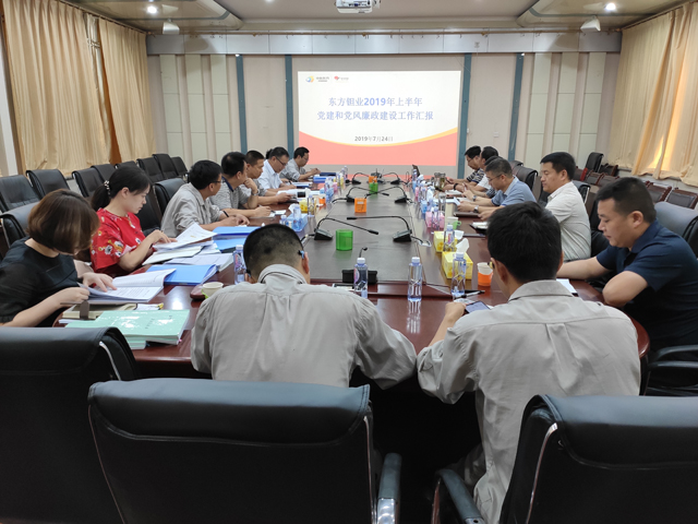 集团公司党委开展上半年党建和党风廉政建设工作考核