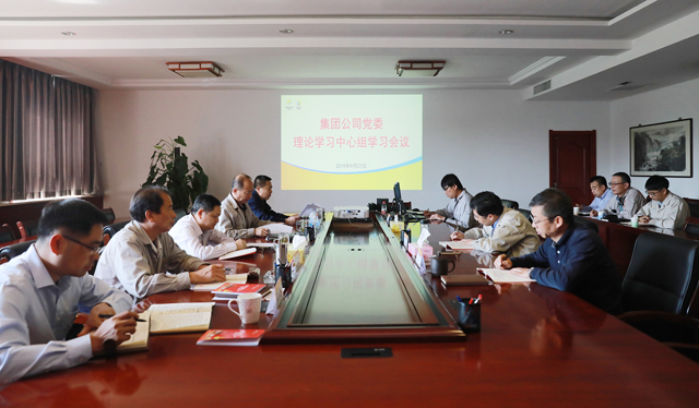 集团公司召开党委理论学习中心组学习会