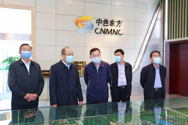 自治区副主席赖蛟来集团公司调研