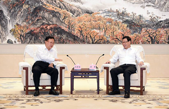 王彤宙董事长拜会湖北省委书记应勇、省长王晓东