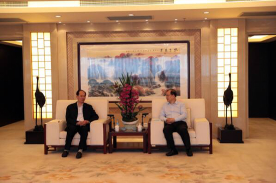 奚正平董事长会见国企管理智库季晓南理事长一行