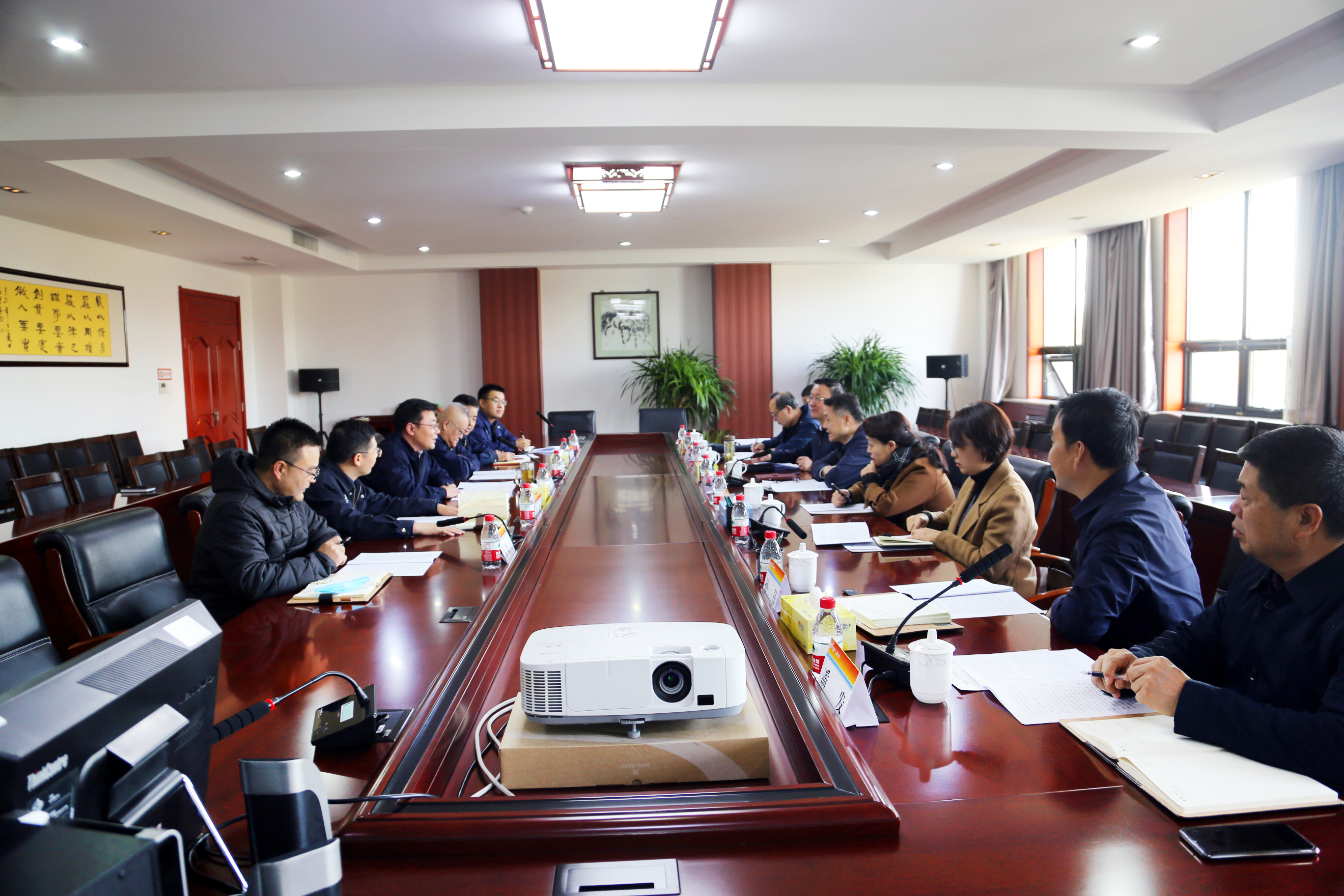 自治区人大副主任彭友东来集团公司调研