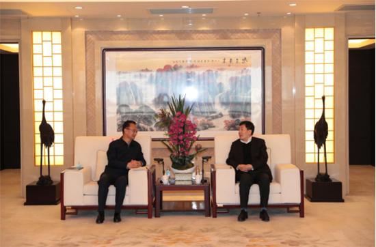 董长清总经理会见宁夏石嘴山市市委书记王文宇