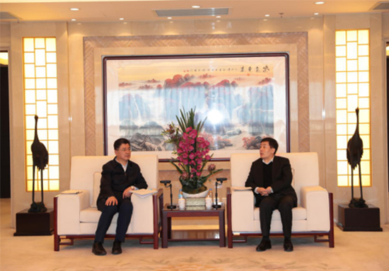 董长清总经理会见赤峰市林西县县长付守利