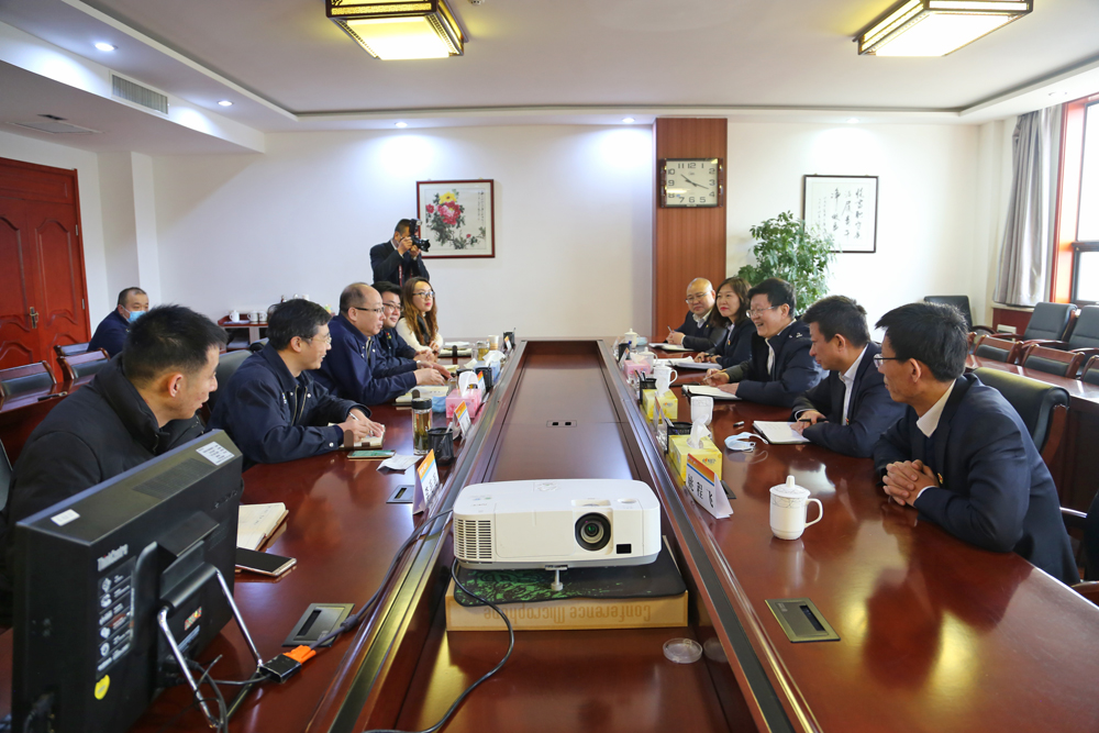 工行宁夏分行副行长李锋到集团公司调研