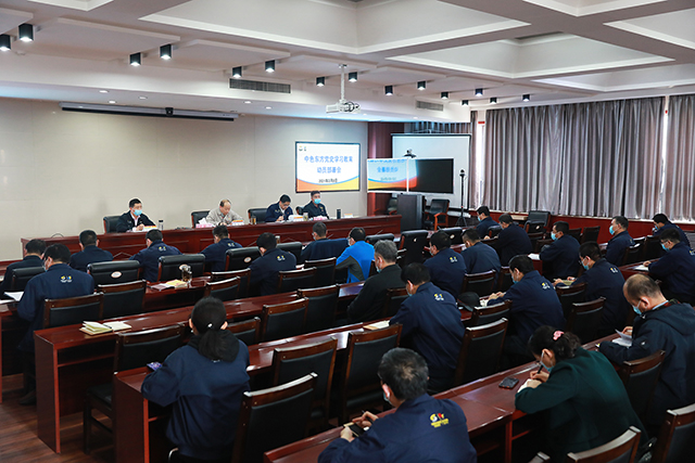 集团公司召开党史学习教育动员部署会