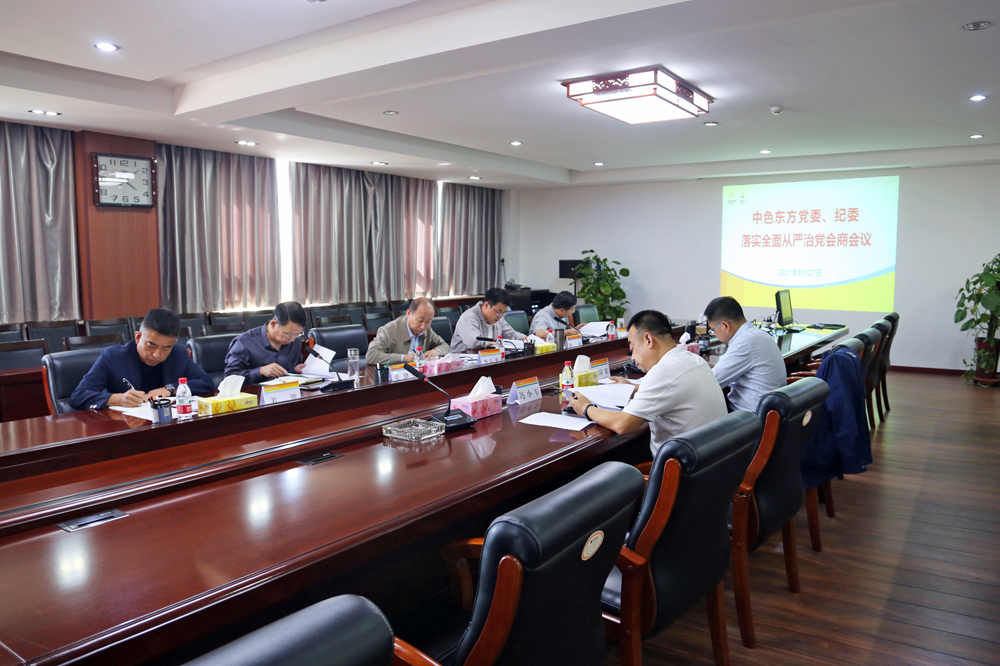 集团公司召开党委、纪委落实全面从严治党会商会议