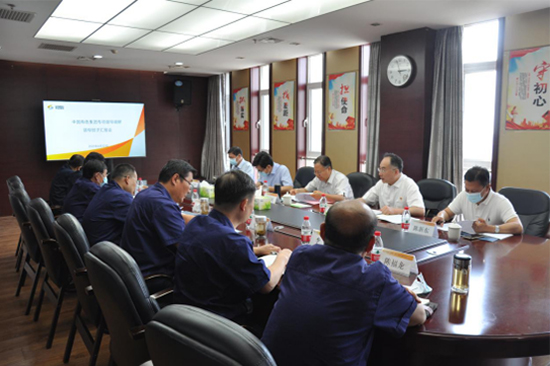 纪委书记张贞民到中色特材开展工作调研