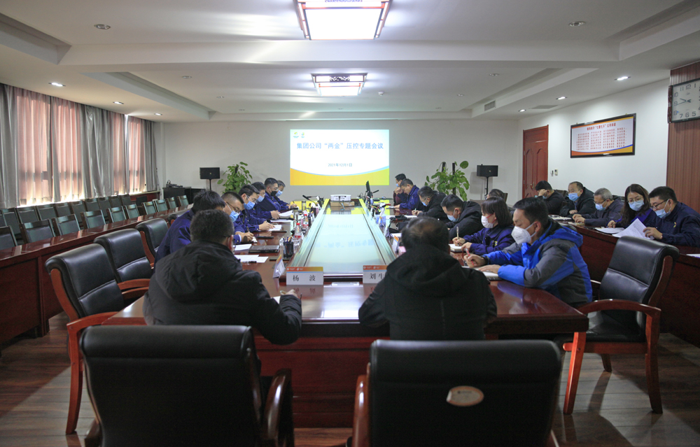 集团公司召开“两金”压控专题会议