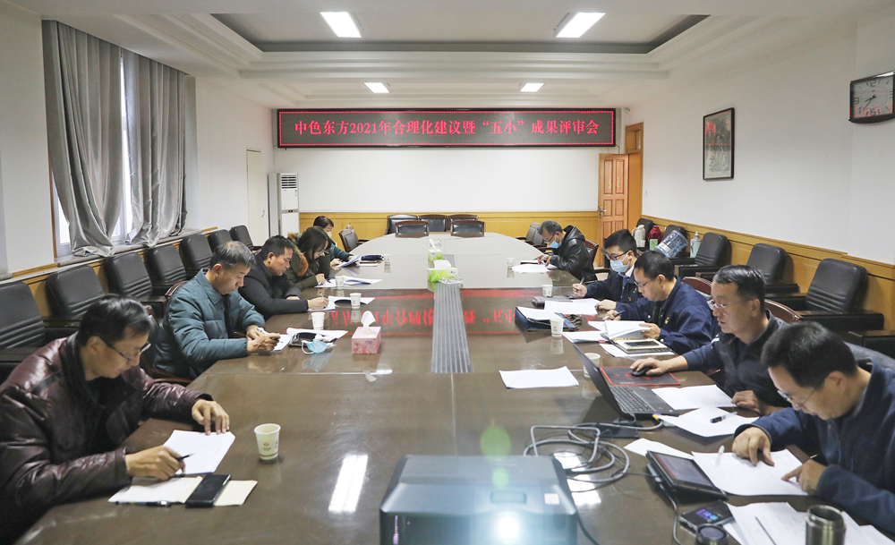 集团公司召开2021年合理化建议暨“五小”成果评审会
