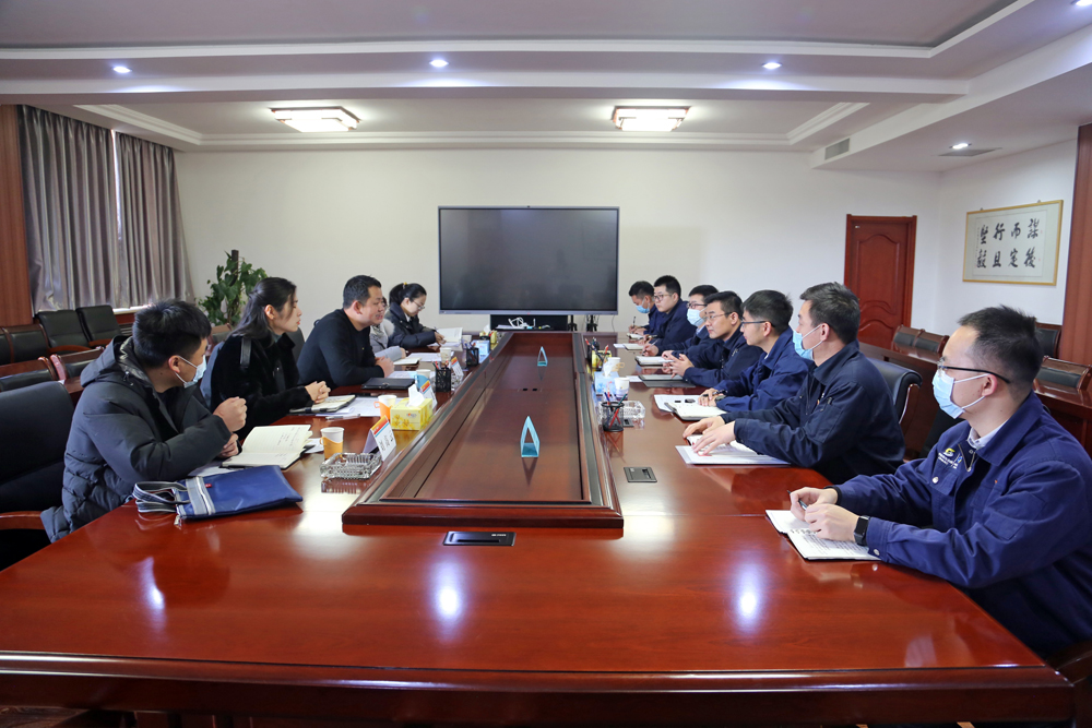 团市委书记杨旭辉一行到集团公司调研共青团工作