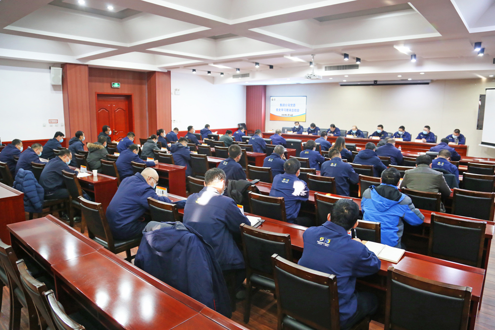 集团公司党委召开党史学习教育总结会议